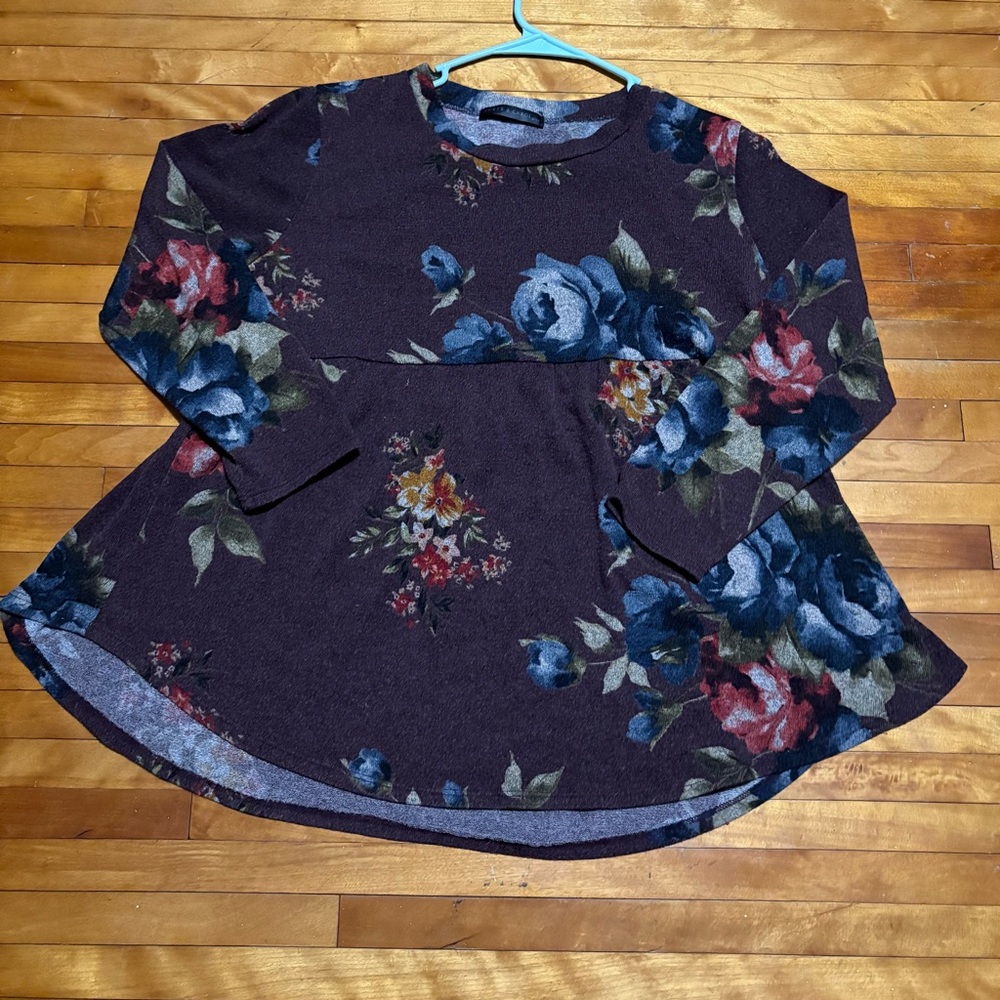 Floral Long Sleeve Top (004)